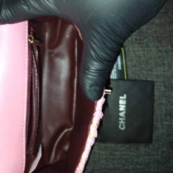 Pink Tweed Crossbody - Picture 2 of 7